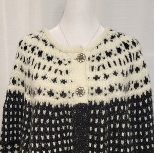 CJ Banks Button-Down Cape Cardigan